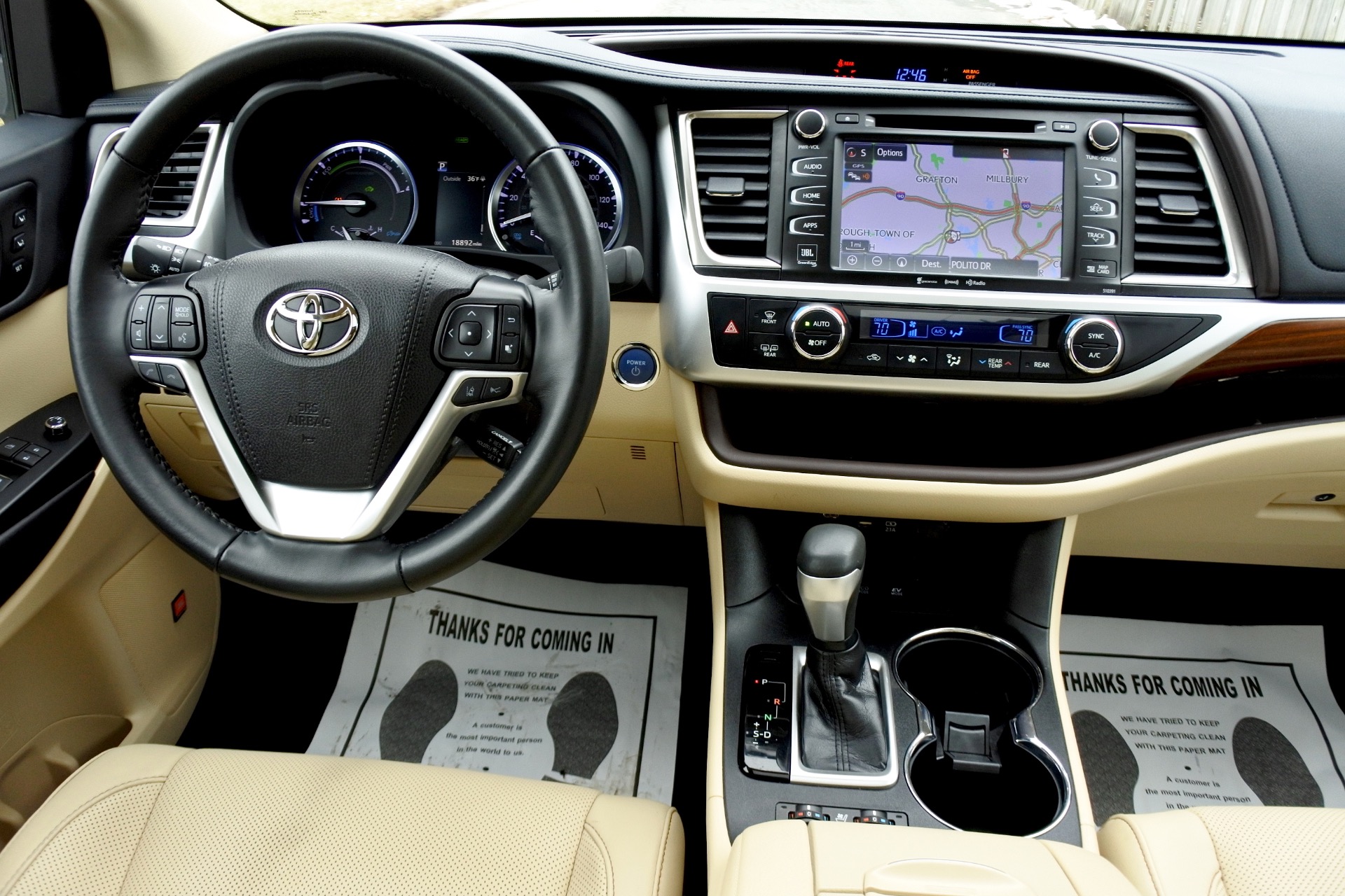 Used 2019 Toyota Highlander Hybrid Limited Platinum AWD For Sale ...