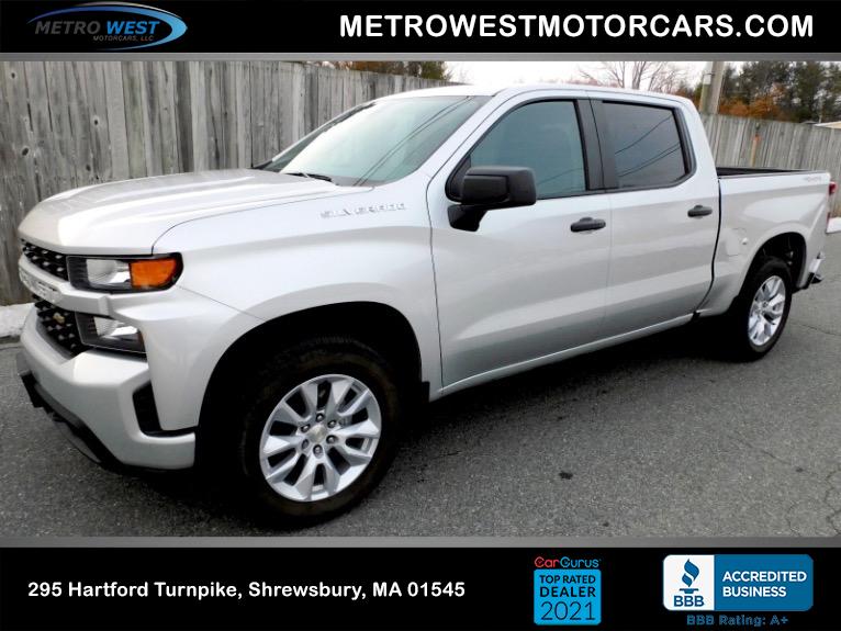 Used 2019 Chevrolet Silverado 1500 4WD Crew Cab 147' Custom Used 2019 Chevrolet Silverado 1500 4WD Crew Cab 147' Custom for sale  at Metro West Motorcars LLC in Shrewsbury MA 1