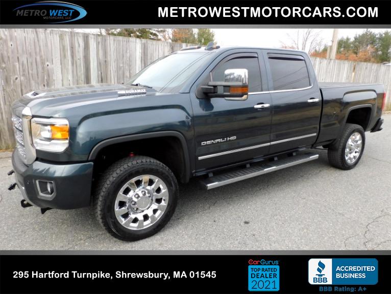 Used 2018 GMC Sierra 2500hd 4WD Crew Cab 153.7' Denali Used 2018 GMC Sierra 2500hd 4WD Crew Cab 153.7' Denali for sale  at Metro West Motorcars LLC in Shrewsbury MA 1