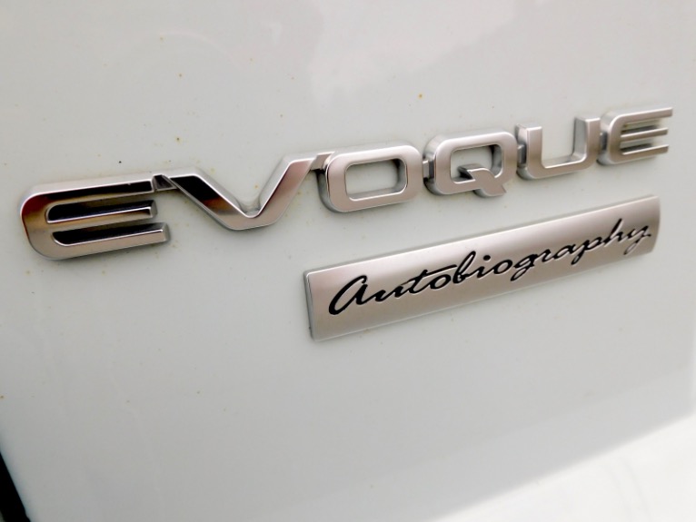 Used 2016 Land Rover Range Rover Evoque Autobiography Used 2016 Land Rover Range Rover Evoque Autobiography for sale  at Metro West Motorcars LLC in Shrewsbury MA 27