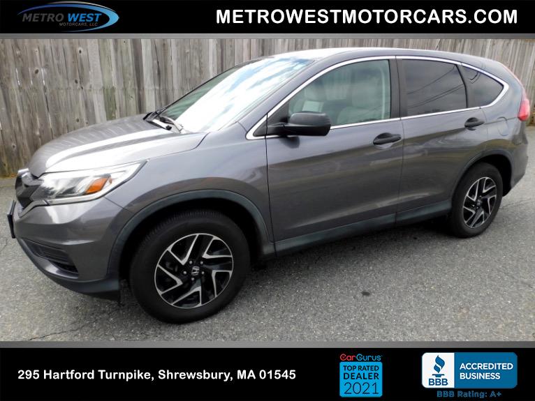 Used 2016 Honda Cr-v SE AWD Used 2016 Honda Cr-v SE AWD for sale  at Metro West Motorcars LLC in Shrewsbury MA 1