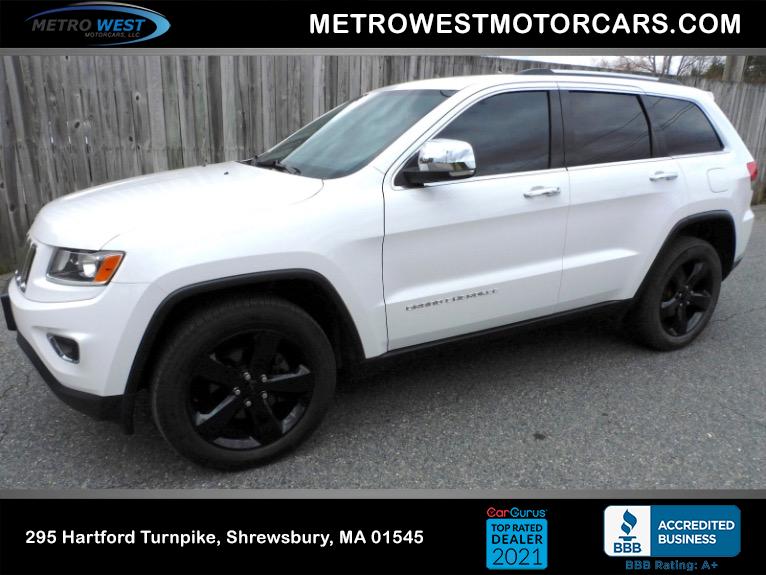 Used 2015 Jeep Grand Cherokee Limited 4x4 Used 2015 Jeep Grand Cherokee Limited 4x4 for sale  at Metro West Motorcars LLC in Shrewsbury MA 1