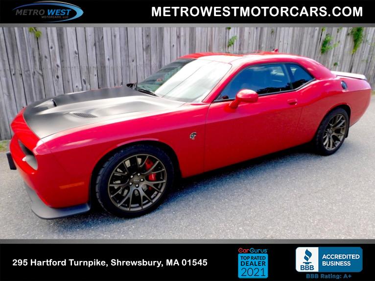 Used 2016 Dodge Challenger SRT Hellcat Used 2016 Dodge Challenger SRT Hellcat for sale  at Metro West Motorcars LLC in Shrewsbury MA 1