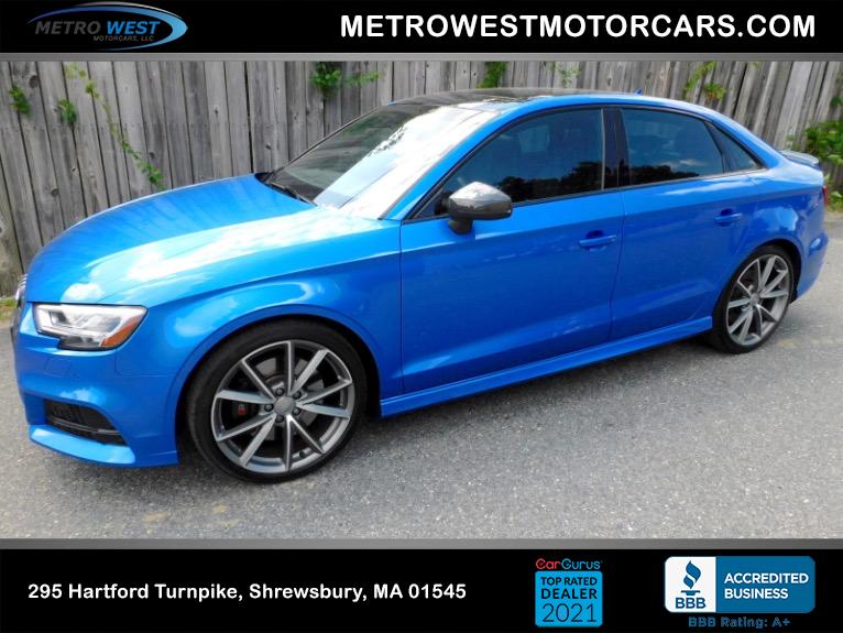 Used 2017 Audi S3 2.0 TFSI Premium Plus Quattro Used 2017 Audi S3 2.0 TFSI Premium Plus Quattro for sale  at Metro West Motorcars LLC in Shrewsbury MA 1