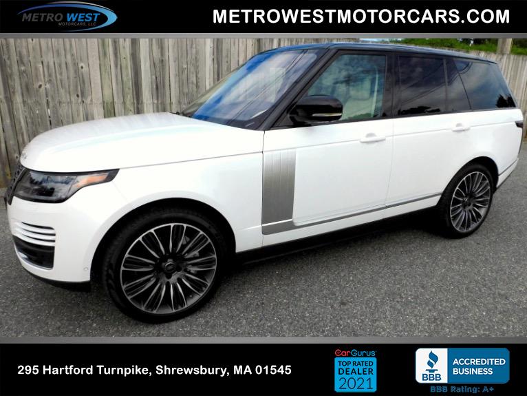 Used 2019 Land Rover Range Rover V8 Supercharged SWB Used 2019 Land Rover Range Rover V8 Supercharged SWB for sale  at Metro West Motorcars LLC in Shrewsbury MA 1