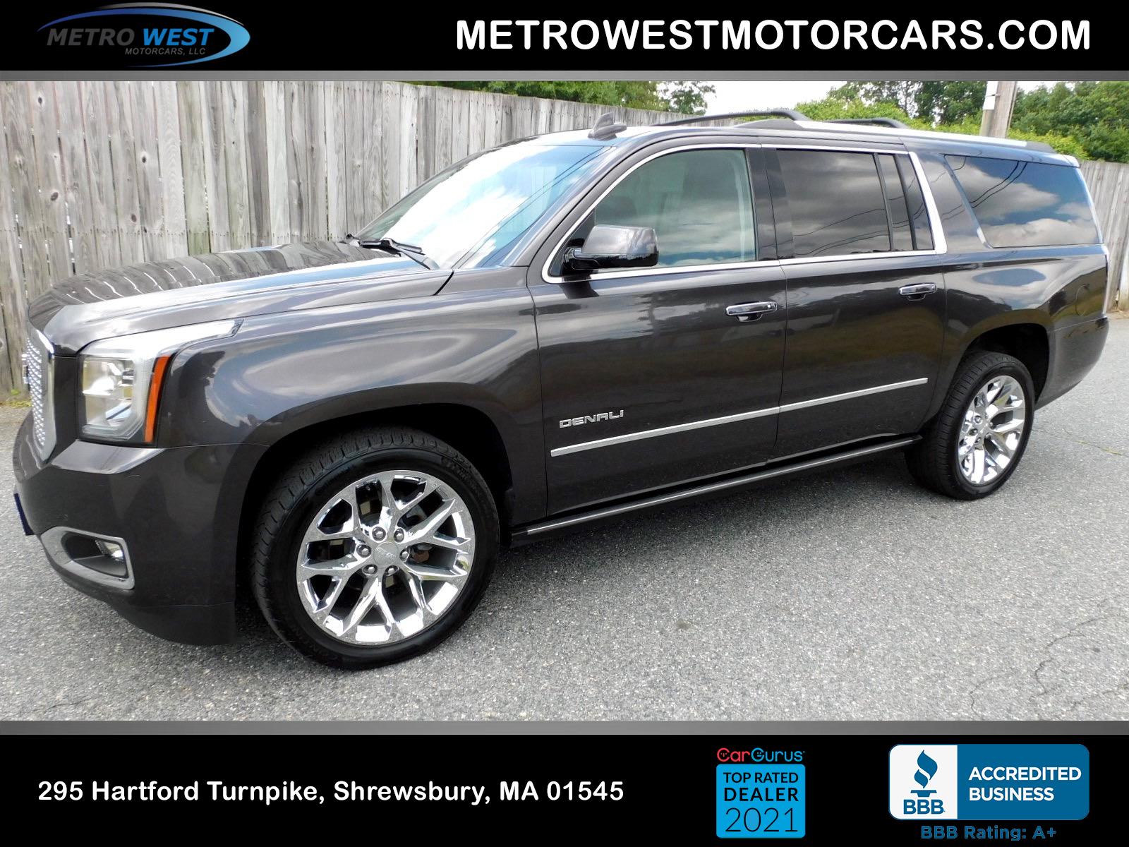 Used 2017 GMC Yukon Xl Denali AWD For Sale (42,800) Metro West