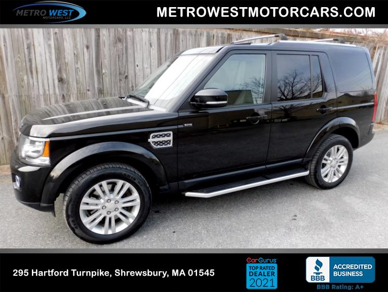 Used 2014 Land Rover Lr4 HSE LUX Used 2014 Land Rover Lr4 HSE LUX for sale  at Metro West Motorcars LLC in Shrewsbury MA 1