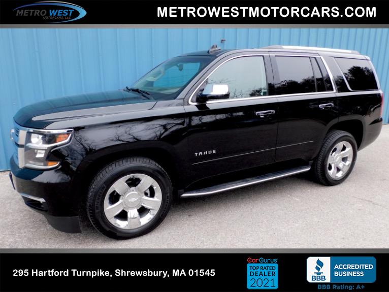 Used 2018 Chevrolet Tahoe 4WD Premier Used 2018 Chevrolet Tahoe 4WD Premier for sale  at Metro West Motorcars LLC in Shrewsbury MA 1