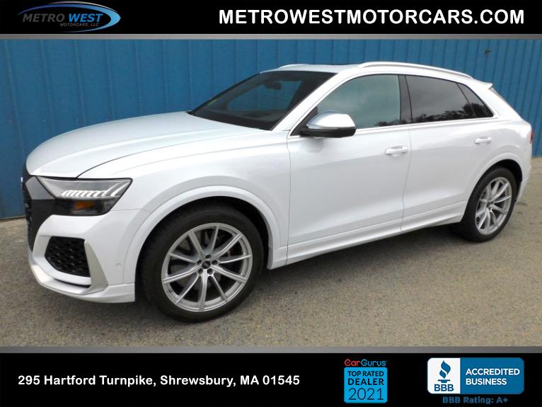 Used 2022 Audi Rs Q8 4.0 TFSI quattro Used 2022 Audi Rs Q8 4.0 TFSI quattro for sale  at Metro West Motorcars LLC in Shrewsbury MA 1