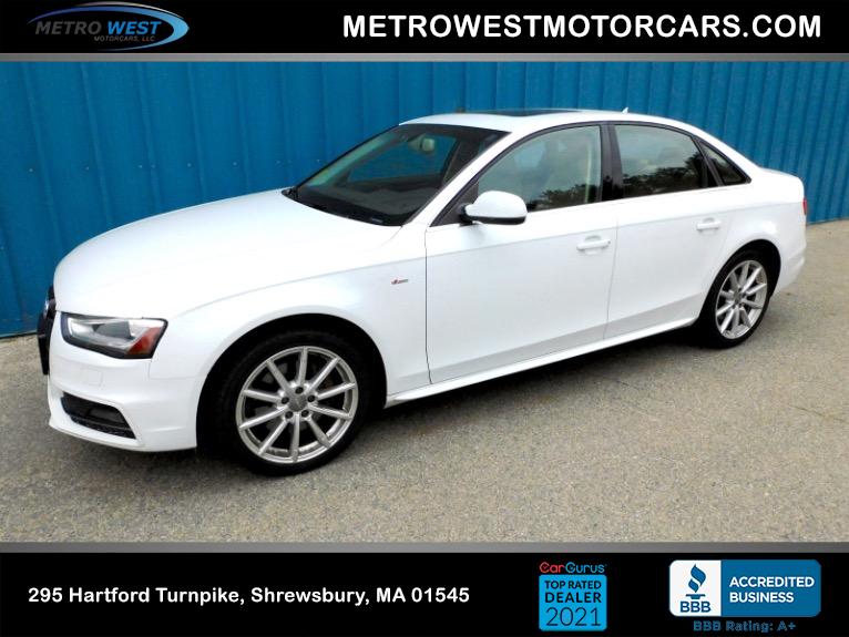 Used 2015 Audi A4 2.0T Premium Plus Quattro Used 2015 Audi A4 2.0T Premium Plus Quattro for sale  at Metro West Motorcars LLC in Shrewsbury MA 1