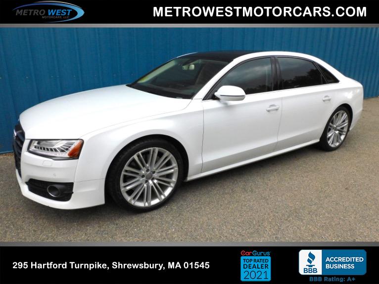 Used 2017 Audi A8 l 4.0 TFSI Sport Quattro Used 2017 Audi A8 l 4.0 TFSI Sport Quattro for sale  at Metro West Motorcars LLC in Shrewsbury MA 1