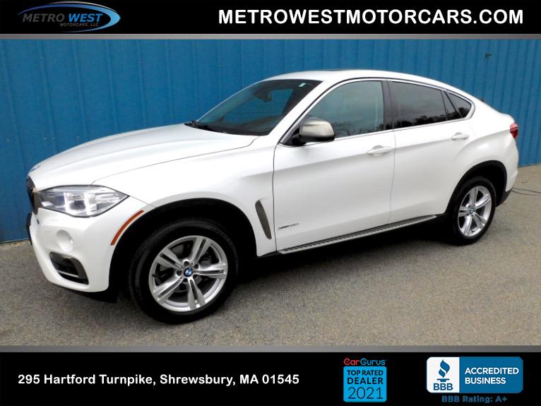 Used 2016 BMW X6 xDrive35i Sports Activity Coupe Used 2016 BMW X6 xDrive35i Sports Activity Coupe for sale  at Metro West Motorcars LLC in Shrewsbury MA 1