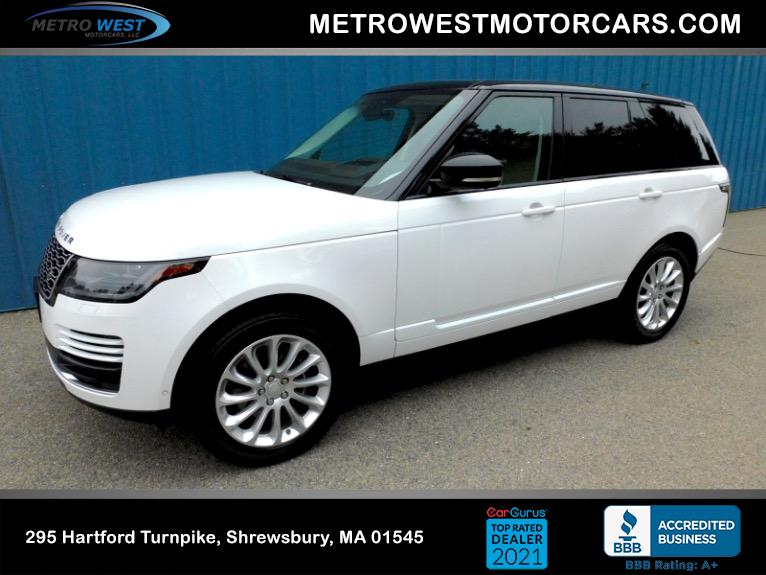 Used 2018 Land Rover Range Rover V6 Supercharged HSE SWB Used 2018 Land Rover Range Rover V6 Supercharged HSE SWB for sale  at Metro West Motorcars LLC in Shrewsbury MA 1