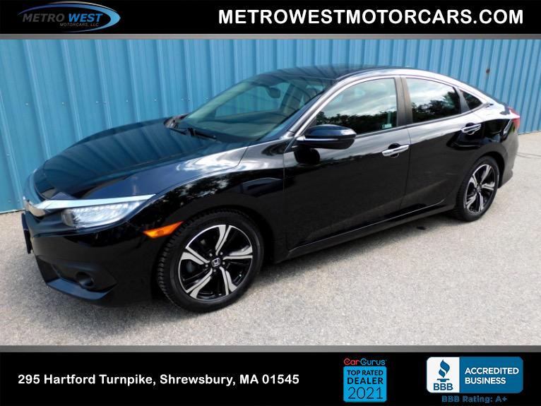 Used 2018 Honda Civic Sedan Touring CVT Used 2018 Honda Civic Sedan Touring CVT for sale  at Metro West Motorcars LLC in Shrewsbury MA 1