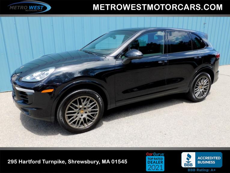 Used Used 2017 Porsche Cayenne Platinum Edition AWD for sale $22,800 at Metro West Motorcars LLC in Shrewsbury MA