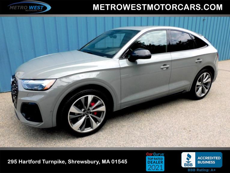 Used 2021 Audi Sq5 Sportback Prestige 3.0 TFSI quattro Used 2021 Audi Sq5 Sportback Prestige 3.0 TFSI quattro for sale  at Metro West Motorcars LLC in Shrewsbury MA 1