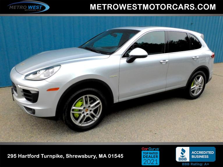 Used 2015 Porsche Cayenne S E-Hybrid AWD Used 2015 Porsche Cayenne S E-Hybrid AWD for sale  at Metro West Motorcars LLC in Shrewsbury MA 1