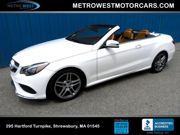 Used Used 2016 Mercedes-Benz E-class Cabriolet E 400 RWD for sale $22,800 at Metro West Motorcars LLC in Shrewsbury MA
