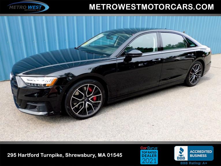 Used 2020 Audi S8 4.0 TFSI Used 2020 Audi S8 4.0 TFSI for sale  at Metro West Motorcars LLC in Shrewsbury MA 1