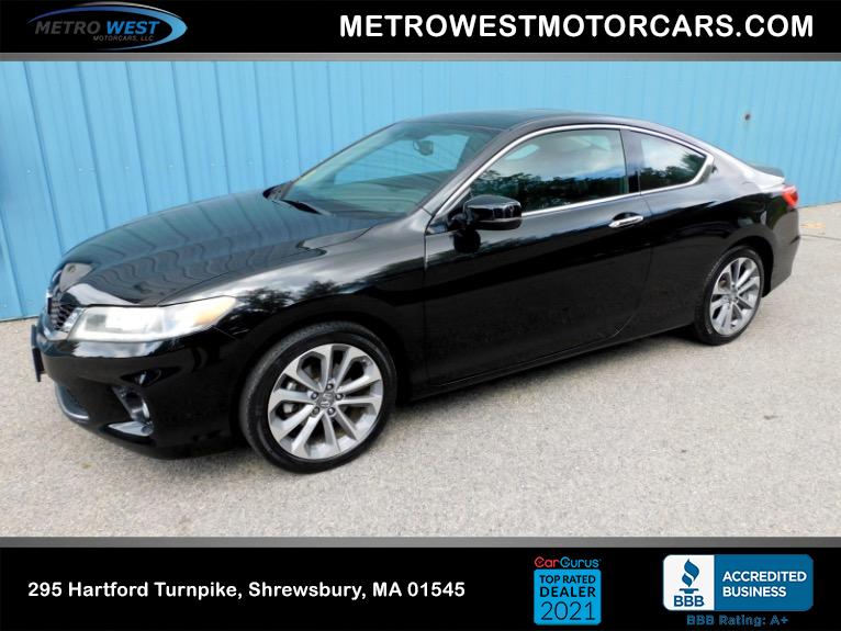 Used 2015 Honda Accord Coupe V6 Man EX-L Used 2015 Honda Accord Coupe V6 Man EX-L for sale  at Metro West Motorcars LLC in Shrewsbury MA 1