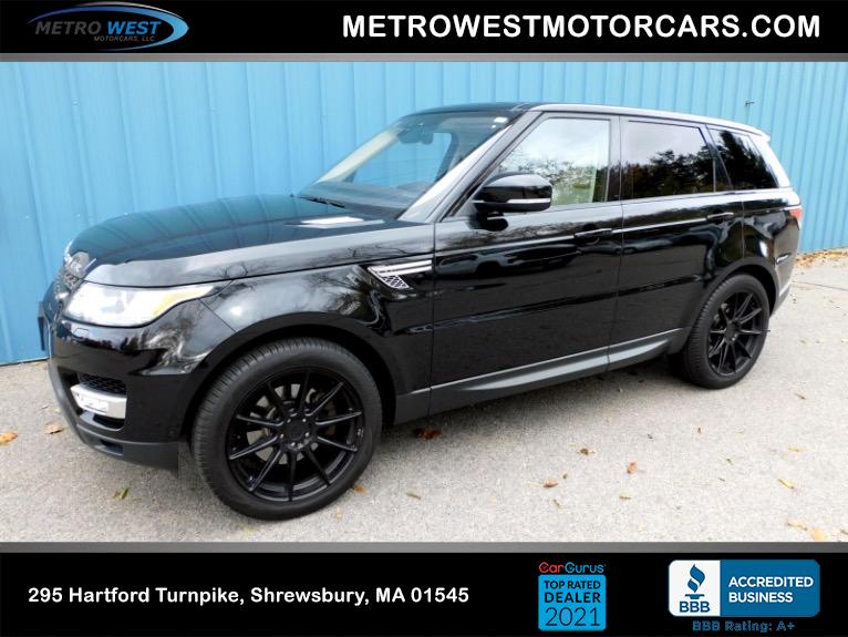 Used 2017 Land Rover Range Rover Sport V6 Supercharged HSE Used 2017 Land Rover Range Rover Sport V6 Supercharged HSE for sale  at Metro West Motorcars LLC in Shrewsbury MA 1