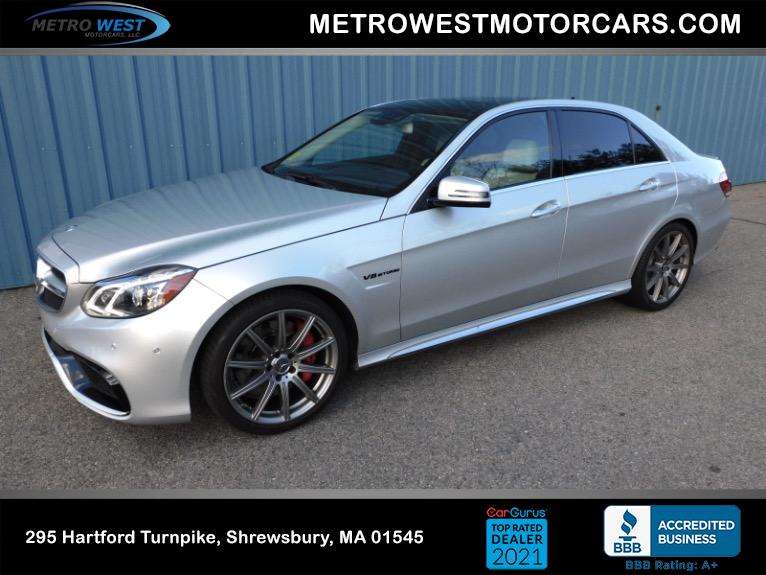 Used Used 2016 Mercedes-Benz E-class AMG E 63 S 4MATIC for sale Call for price at Metro West Motorcars LLC in Shrewsbury MA