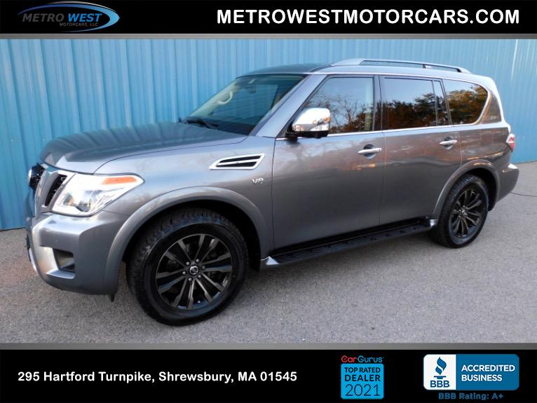 Used Used 2018 Nissan Armada Platinum 4x4 for sale $19,900 at Metro West Motorcars LLC in Shrewsbury MA