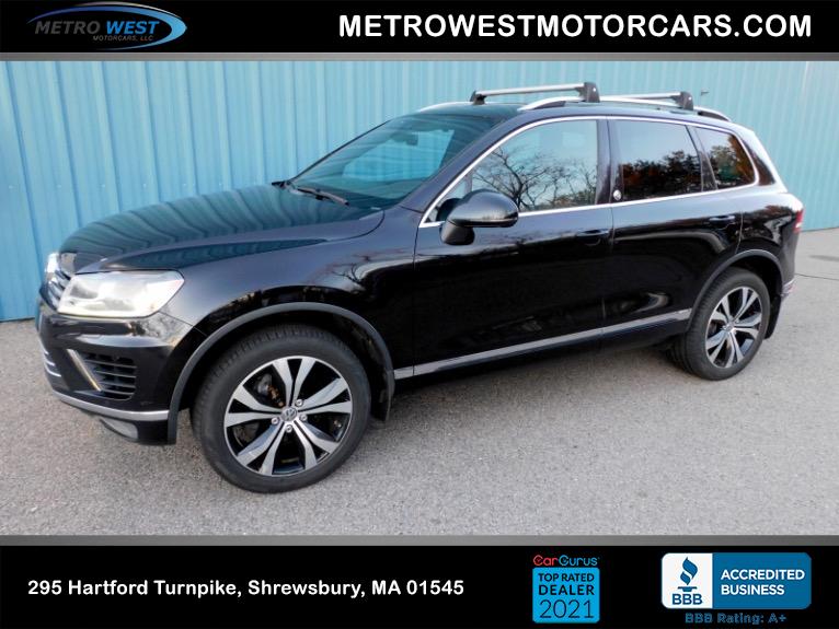 Used Used 2017 Volkswagen Touareg V6 Wolfsburg Edition for sale Call for price at Metro West Motorcars LLC in Shrewsbury MA