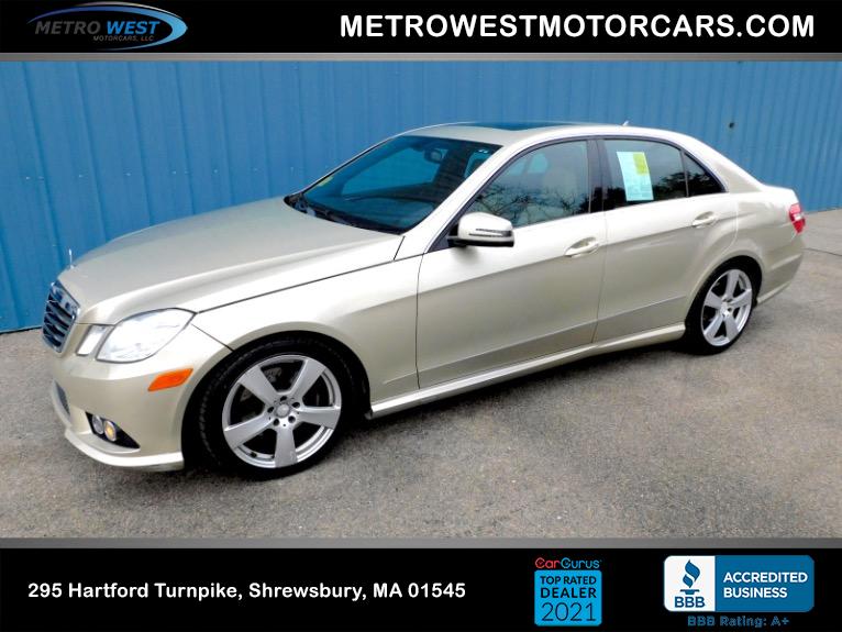 Used Used 2010 Mercedes-Benz E-class E350 Sport 4MATIC for sale Call for price at Metro West Motorcars LLC in Shrewsbury MA