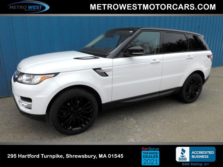 Used 2017 Land Rover Range Rover Sport V6 Supercharged HSE Used 2017 Land Rover Range Rover Sport V6 Supercharged HSE for sale  at Metro West Motorcars LLC in Shrewsbury MA 1